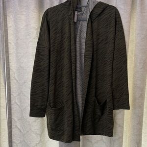 LuLaRoe Olive Green Hooded Blazer